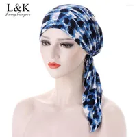 Ethnic Clothing 2023 Leopard Inner Hijabs For Womens Scarf Turban Bonnet Ready To Wear Hijab Hair Hats Folding Stretch Twisted Headscarves