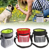 Dog Car Seat Covers Outdoor Training Bag Snack Pouch Food Storage Large Capacity Cat Container Waist Bags Pet Accessories