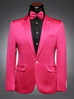 Custom Made Groomsmen Notch Lapel Groom Tuxedos Pink Men Suits WeddingProm Man Blazer JacketPantsTie A4846339193
