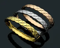 Fashion 316L stainless steel Silvergoldrose gold Female Love Bangles charm Bracelets for women men Jewelry Pulseras Party gifts8461424