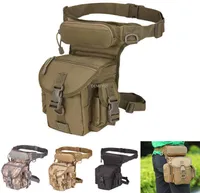 Tactical Thigh Drop Leg Bag With Water Bottle Pouch Nylon Waist Pack Outdoor Military Hunting Camping Climbing Sport Bags Q07218410205