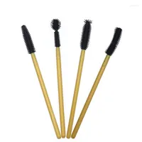 Makeup Brushes 1Pcs Silicone Head Eye Lash Make Up Brush Grafting Eyelash Special Disposable Tools