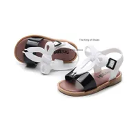 2021 Summer New Style Celebrity Style Savory Jelly Cute Weaving Bow Princess Children Sandals Shoes wear-resistant and non-slip