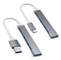 USB HUB 30 Type C Hubs 4 Port Multi Splitter Adapter OTG High Speed Practical Docking Station Universal For Xiaomi Lenovo Macbook1655936