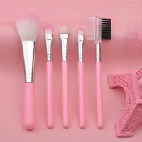 Makeup Brushes 5 Pcs Set Eyeliner Eyelash Eye Shadow Lip Brush Cosmetic Make Up Tool Kit