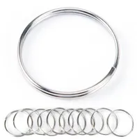 Keychains 50100pcs Keyring Split Ring 25mm Keychain Rings Argolas Para Chaveiro Accessories For Key Porte Cle Parts3900790