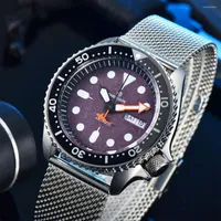 Wristwatches Men's Watch Super Bright Luminous Material Dial Calendar Day Diver Fashion Casual Comfort Automatic Mechanical