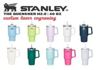 Ready to Ship Trends with Stanly LOGO 40oz Mug Tumbler With Handle Insulated Tumblers Lids Straw Stainless Steel Coffee Termos Cup8554776
