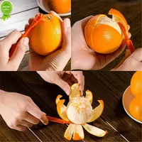 New 5PCS Orange Peeler Tools Plastic Easy Slicer Cutter Peelers Remover Opener Kitchen Accessories Knife Cooking Tool Kitchen Gadget
