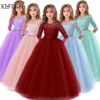 Girl's Dresses Children Princess Girls Party Wear Kids Christmas Birthday Baby Girl Wedding Banquet Clothes 3-14 years Y2303