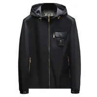 Herenjacks Europees Modemerk Autumn en Winter 2022 Nieuwe klassieke pocket Hooded Cardigan Coat Fashion Jacket for Men and Women L221111