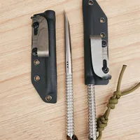 Solid Titanium Alloy Tea Knife Puer Cutter Tactical K Sheath Crowbar Outdoor Self-defense EDC Tool306H