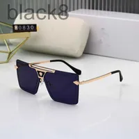 Sunglasses Designer 2023 New sunglasses Men's overseas one-piece glasses Box Women's UV protection 5C7O