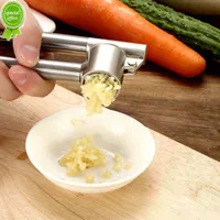 New Super Stanless Steel Hand Squeeze Juicer Garlic Press Crusher Ginger Squeezer Slicer Masher Kitchen Gadgets
