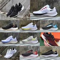Trainer Air ZOOM PEGASUS 37 Casual Chaussures Hommes Femmes Max 38 39 LE Greedy Be True Triple White Midnight Black Navy Chlorine Blue Ribbon Wolf Grey Designer Jogging Sneakers