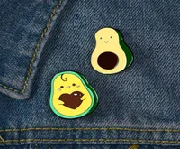 Avocado Fruit Enamel Brooches Pin for Women Fashion Dress Coat Shirt Demin Metal Brooch Pins Badges Promotion Gift 2021 New Design9420165