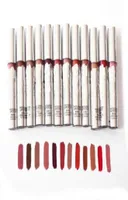 12 stycken Vault Liquid Lipstick Set Holiday Edition Matte Lip Gloss Cosmetic Gift Collection Natural Longlasting Waterproof LipGL2398568
