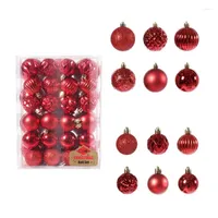 Party Decoration 48pcs Christmas Balls Tree Ornaments Ball Hanging Pendants Baubles Home Decor 2023 Year Drop