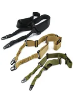 Multifunction Adjustable Quick Detach Two Point Tactical Rifle Sling Strap Canvas Shoulder Outdoor Airsoft Mount Bungee Strap4574423