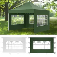 Carga al aire libre portátil Oxford Pared impermeable a prueba de agua Gazebo Gazebo Garden Shade Refugio Muro de refugio sin marco de canopy Y213s