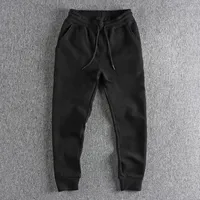 Men's Pants 2023 Plush Thickened Waffle Casual For Men Warm Youth Leggings Sports 1309
