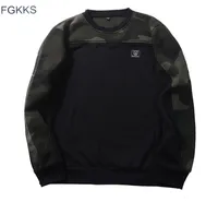FGKKS Men Hoodie Hip Hop Street Wear Sweatshirts Skateboard Unisex Pullover Male Camouflage Hoodies EU Size 2011282115701