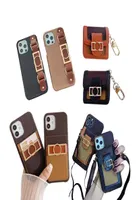 Fashion Designer Leather Card Wallet Phone Cases for iPhone 13 12 11 Pro max Case 13pro 12pro 11pro X XR XSMax 7 8 P with AirPod 12197623