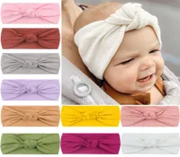 Baby Girl Handmade Headbands Newborn Infant Toddler Stretchy Headband Bow Elastics Hairbands Turban Children Hair Accessories 1534206