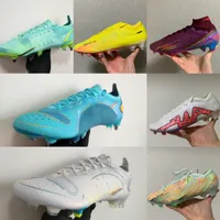 football boots Cleats soccer cleats Elite Blueprint FG Cristiano Ronaldo White Bonded Barely Green Mbappe Pack Cleat LIMITED EDITION FOOTBALL Boot