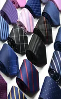 100 Styles Silk Groom Ties Stripe Flower Floral 8cm Jacquard Necktie Accessories Daily Wear Cravat Wedding Party Gift for Man9419603