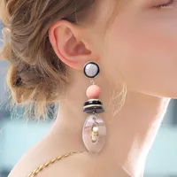 Dangle Earrings U.Sun Girls Water Drop For Women Fashion Designer 2023 Luxury Brands Metal Resin Hanging Cross Gift
