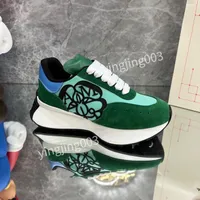 2023 Top Women Mens Casual Shoes Double Printed Embossed Sneakers Thick Bottom Shoe