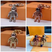 Newly designed astronaut key ring accessories design key ring solid metal car key ring gift box packaging209z