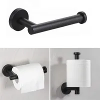 Hooks & Rails Wall Mount Kitchen Roll Paper Holder Stand Bathroom Toilet Stainless Steel Washroom Tissue Towel Rack HoldersHooks HooksHooks