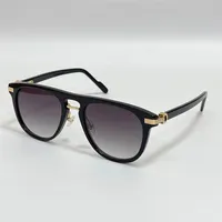 Luxury Designer Sunglasses For Men Women Brand Vintage Flat Top Glasses Square Shape Double Bridge Sunglass Fashion Eyewear 0200184n