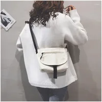 Evening Bags Casual Messenger Bag Student Wild Color Canvas Shoulder Girl Pouch