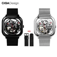 Original Xiaomi Youpin CIGA Design Watch Automatic Hollowing Mechanical Watch Male Square Mechanical Watches CYX-C7 3002455273t