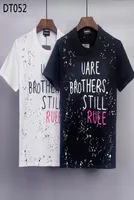 DSQ PHANTOM TURTLE Men039s TShirts Mens Designer T Shirts Black White Back Cool Tshirt Men Summer Fashion Casual Street Tshi8073151