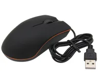 Black USB Mouse Wired Gaming 1200 DPI Optical 3 Buttons Game Mice For PC Laptop Computer5032342