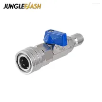 Car Washer JUNGLEFLASH High Pressure Ball Valve Kit With 3 8 Inch Quick Connect Plug For Power Pump Hose Switch 4500 PSI
