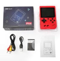 Portable Handheld video Game Console Retro 8 bit Mini Game Players 400 Games AV GAMES Game player Color LCD Kids Gift9597160