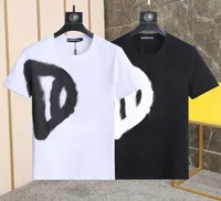 DSQ PHANTOM TURTLE Mens Designer T shirt Italian Milan Fashion Inkjet Print Tshirts Summer Black White Tshirt Male Hip Hop Street5938604