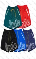 3A Designer men RH limited rhude shorts summer swim short knee length hip hop high street sports training beach pants mens elastic9508004