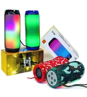 TS100 Portable Night Light LED Speaker Waterproof Speaker Outdoor Subwoofer Bass Wireless Speakers8661355