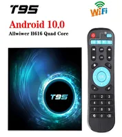 T95 Android 100 TV Box H616 Quad Core 4GB32GB Support 24G Wifi 6K Caja de tv android PK X96 Air A95XF39241837