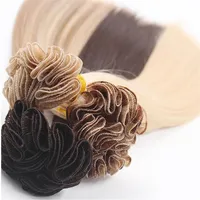 Hand Tied HairWeft Silky Straight HairExtensions HandMade Human Hair Weaves Weft Black Brown Blonde Color 100gram275d