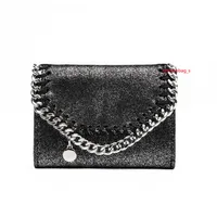 Designer Fashion Women Purse Stella Mccartney Small Wallets Causal Lady Wallet Soft PVC Leather Bag fashionbag s220O