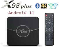 X98 Plus Smart TV Box Android 110 Amlogic S905W2 AV1 Dual Wifi BT Youtube Media Player 4G 64G 2G 16G VS X98 MINI1653313