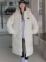 Women's Trench Coats Long Parkas Winter Puffer Jacket Women Thicken Warm Bubble Coat Oversized Outerwear Korean Autumn Casual Jackets