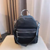 Designer 2022 New Bag Fashion School Bags Luxury Snake Pattern Backpack Solid Color Leather Stitching Backpacks Travel 5 Styles2726